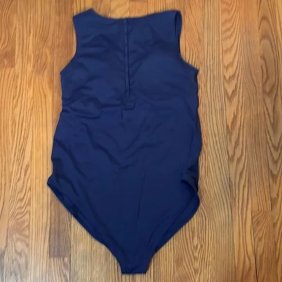 Andie The‎ Malibu One Piece LT Swimsuit Navy size XXL Tall NWT long torso - Picture 3 of 7